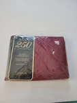 Cannon Luxury 250 Thread Count Twin Fitted Sheet Burgundy Iron Percale. Fixed Price $20.18.