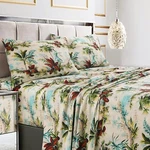Tribeca Living Twin Bed Set, Soft Cotton Sateen Printed Tropical.... Fixed Price $71.00.