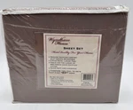 Wyndham House Twin Brown Sheet 4 Pc Hotel Quality Microfiber Bedding New. Fixed Price $17.08.