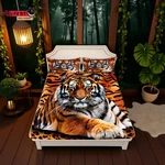 Manfei Tiger 3D Print Fitted Sheet Queen Size Wild Animals Bedding Set 3PCS For. Fixed Price $57.94.