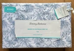 Tommy Bahama King Size Cotton Percale Sheet Set Tropical Beach Pen & Ink Palm. Fixed Price $123.00.