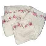 Rachel Ashwell Simply Shabby Chic Pink Rose Garland Full Cream Sheet Set 4PC. Fixed Price $89.99.