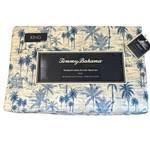 Tommy Bahama King Sheet Set Tropical Beach : Surfside Blue / 4 Piece. Fixed Price $119.95.