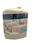 Cuddl Duds Microfleece 4 Piece California King Sheet Set Khaki. Fixed Price $39.99.