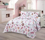 Kidz Zone Collection Bedspread Kids/teens Sweet Treats Bedding Set, .... Fixed Price $34.39.