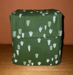 Threshold Pine Tree Queen 100% Cotton Flannel Sheet Set, Dark Green & Cream. Fixed Price $50.00.