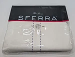 Sferra Som Ivory Queen Flat Sheet Lilic Pick Stitch Egyptian Cotton Italy New. Fixed Price $195.00.