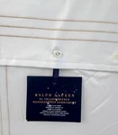 Ralph Lauren Rl Handerchief Embroidery 624 Tc C. Sand Queen Flat Sheet $215 Nip. Fixed Price $135.15.
