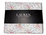 Ralph Lauren King Sheet Set Floral Cottage Pink White Cotton (4PC) New. Fixed Price $129.95.