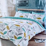 Dreamscene Premium Allium Teal Double Bed Half Sheet & Pillow Case Set. Fixed Price $29.95.