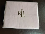 Ralph Lauren Pink Oxford Boathouse King Flat Sheet Nip. Fixed Price $148.99.