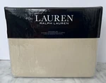 Lauren Ralph Twin Flannel Sheet Set Tan. Fixed Price $78.00.