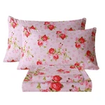 Bedlifes Queen Set Ultra Soft Breathable Silky Flower Deep. Fixed Price $40.59.