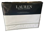 Ralph Lauren Spencer Border Sateen 300TC White Sage Full Queen Duvet Cover $335. Fixed Price $94.99.