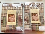 2 Pillow Shams Victorian Heart Co. Highlands Standard Primitive Vhc Brands. Fixed Price $45.00.
