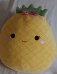 14" Squishmallows Maui Lulu The Pineapple Pink Bow Plush Stuffed Animal Pillow. Fixed Price $14.95.