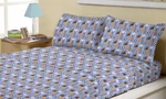 Kute Kids 3-PIECE Twin Sheet Set Athletic Print Soft Microfiber New Pkg MSRP$30. Fixed Price $21.95.