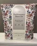 Threshold 400 Count Performance Sheet Set (full) (floral). Fixed Price $45.00.