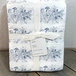 Pottery Barn Micha Floral Sheet Set Queen Blue Cotton Bedding Soft. Fixed Price $99.00.