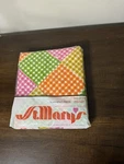 Vintage Mary New Old Stock Standard Multi Color Gingham Fitted Sheet Double. Fixed Price $35.00.