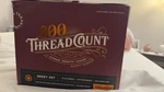 King Size Cotton Bed Sheet Set, Beige, 800 Thread Count, Texas Linen. Fixed Price $40.00.
