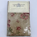Vintage Tommy Hilfiger Italy Pair Of Standard Pillow Cases Floral Sateen Striped. Fixed Price $50.00.