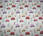 Enchanted Mushroom & Florals Queen Sheet Set (flat, Fitted, Pillow Cases). Fixed Price $39.99.