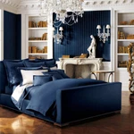 $145 New Ralph Lauren Rl 624 Solid Sateen Flat Sheet Highland Navy Queen. Fixed Price $99.99.