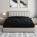 Cathay Home Fitted Sheet - Double Brushed Ultra Soft Twin, Black. Fixed Price $15.60.