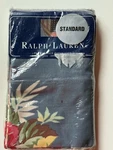 New Pair Ralph Lauren Kimberly *standard Pillowcases Vintage Blue Floral Flowers. Fixed Price $159.95.