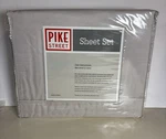 Pike Street Twin Sheet Set Light Gray Solid Color Rectangular Bedroom RN#0100654. Fixed Price $28.99.