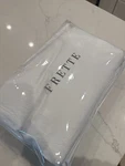 Frette Monza King Sheet Set White Sateen New $750 Retail Free Ship. Fixed Price $285.00.