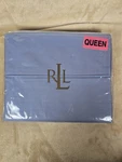Ralph Lauren Regent 350T Sateen, Queen, Flat Sheet, Montauk Blue, New With Tags. Fixed Price $54.99.