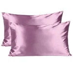Yanibest Satin Queen Set Of 2 Silk Cases For Hair Skin W/zippe. Fixed Price $44.35.