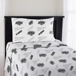 Northwest Officially Licensed Los Angeles Kings Nhl Twin Size Sheet Set Comfor. Fixed Price $65.04.