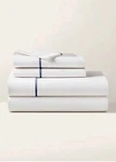 Ralph Lauren Palmer Percale Twin Flat Sheet White Polo Navy New. Fixed Price $39.00.