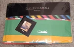 Vintage Collier Campbell Teton Twin Fitted Sheet New 1993 Colorful 200 Tc. Fixed Price $29.99.