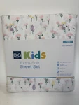 Kohls Twin Sheet Set Big Kids Extra Soft Floral Pattern. Fixed Price $15.00.