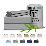 Tafts Queen Sheets Pure 100% Viscose Derived From Bamboo Bed Set,.... Fixed Price $135.15.