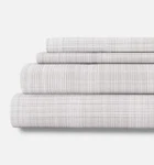 Ienjoy Home Gray Premium Ultra Soft The Timeless Pattern 4PC Sheet Set, Cal King. Fixed Price $45.50.