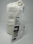 Ikea Dyt G White Linen Fitted Sheet 100% Bed 005.213.59 New. Fixed Price $65.99.