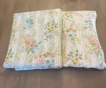 Vintage Thomaston Queen Size Floral Bed Sheets Cotton Poly Flat & Fitted. Fixed Price $28.00.