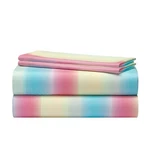 Heritage Kids Rainbow Ombre Sheet Set, 4-PIECE Soft Full,. Fixed Price $28.89.