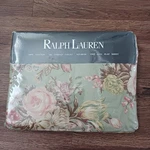 Vtg Ralph Lauren Full Flat Sheet Floral 100% Cotton Green Charlotte Pattern New. Fixed Price $56.00.