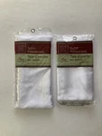 Set Of 2- New- Home Collection Satin Pillowcases 20 X 30 Silver Machine Washable. Fixed Price $10.00.