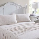Laura Ashley Home - King Sheets, Cotton Flannel Bedding SET,4 Pcs, Brushed Fo.... Fixed Price $98.48.