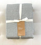 West Elm European Flax Linen Sheet Set King Chambray Melange Nwt. Fixed Price $259.00.