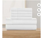 Member's Mark King Size Performance 500-THREAD-COUNT 6PC Sheet Set Arctic White. Fixed Price $54.99.