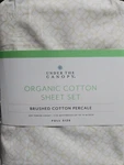 New Under The Canopy Majorca Full Sheet Set 4PC 100% Organic Cotton Cottage Tan. Fixed Price $39.95.