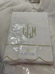 $419 Matouk Italy New Mono 500TC King Flat Sheet Butterfield. Fixed Price $149.00.